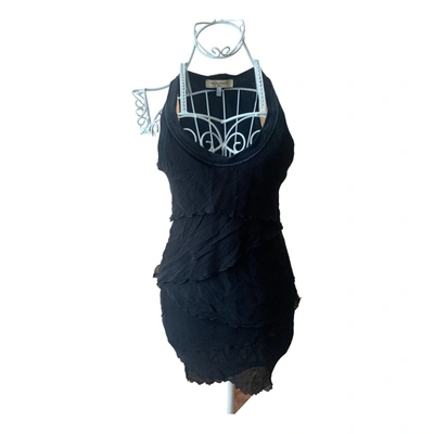 Pre-owned See By Chloé Silk Mini Dress In Black