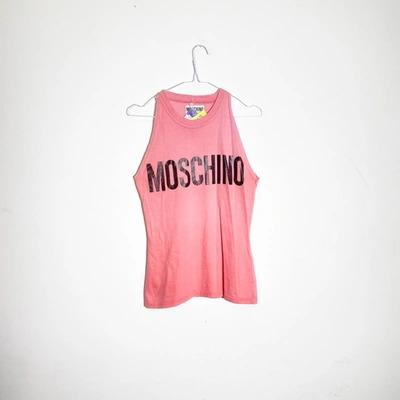 Pre-owned Moschino Vest In Pink