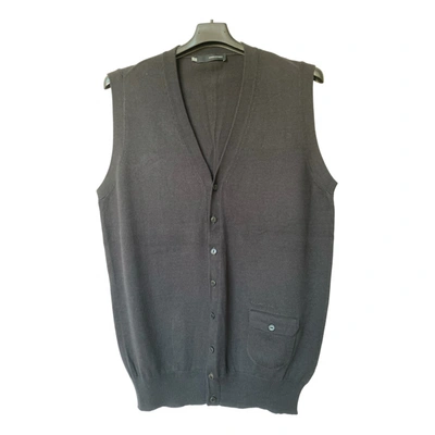 Pre-owned Dsquared2 Wool Vest In Grey