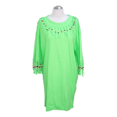 Pre-owned Moschino Mid-length Dress In Green