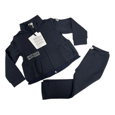 Pre-owned Moncler Kids' Outfit In Navy