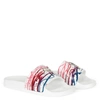 Giuseppe Zanotti Brett Logo-plaque Slides In White