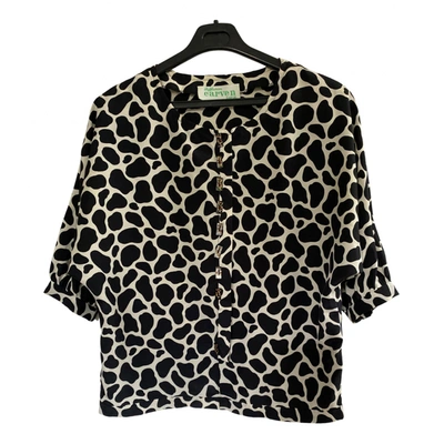 Pre-owned Carven Blouse In Black