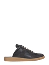 Maison Margiela Black Replica Cut-out Sneakers In Nero