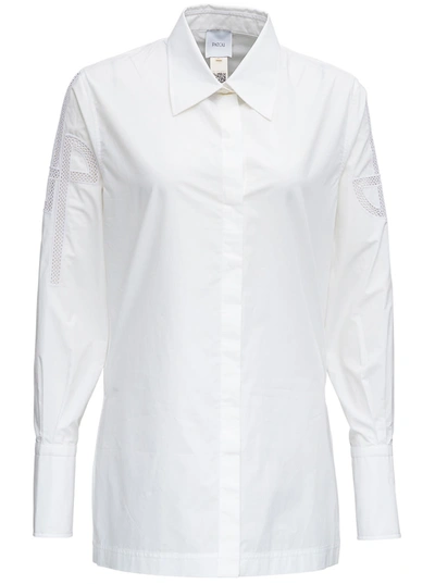 Patou White Cotton Poplin Shirt
