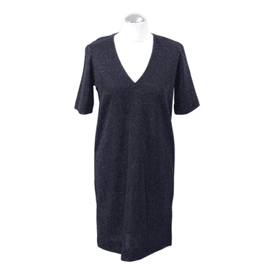 Pre-owned By Malene Birger Mini Dress In Navy