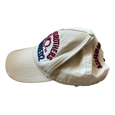 Pre-owned Dsquared2 Cloth Hat In Beige