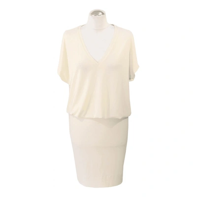 Pre-owned By Malene Birger Mid-length Dress In White