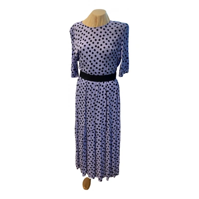 Pre-owned Max Mara Mid-length Dress In Purple