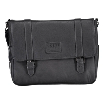 Pre-owned Guess Satchel In Black