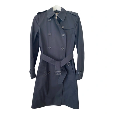 Pre-owned Burberry Trench Coat In Black