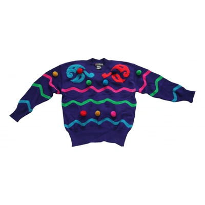 Pre-owned Escada Wool Sweatshirt In Multicolour