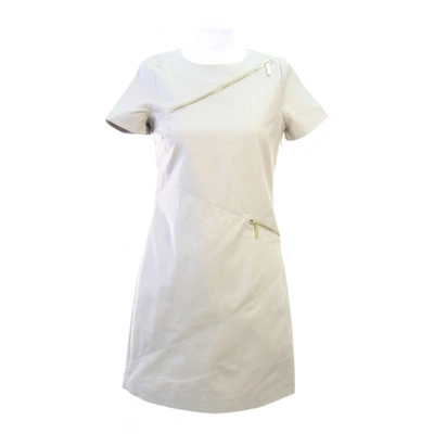 Pre-owned Michael Kors Mid-length Dress In Beige