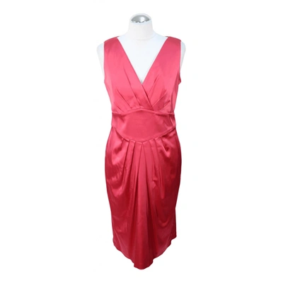 Pre-owned Calvin Klein Mid-length Dress In Pink