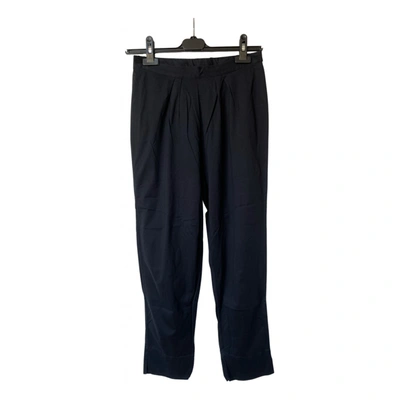Pre-owned Eres Trousers In Black