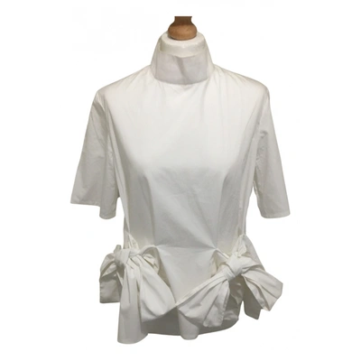Pre-owned Paskal Blouse In White
