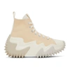 CONVERSE BEIGE RUN STAR MOTION HIGH SNEAKERS