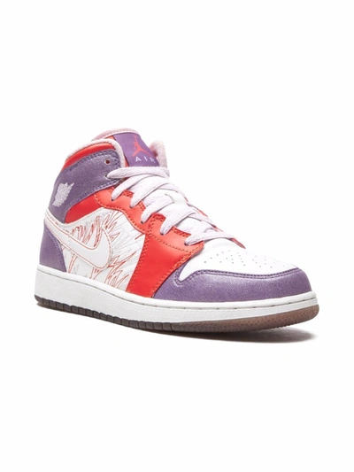 Jordan Air  1 Trainers In 紫色