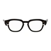 Dita Dtx702-a-01-z Black & White Gold Glasses In Black