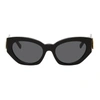 Versace Black Medusa Crystal Cat-eye Sunglasses