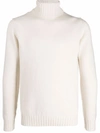 Dell'oglio Roll-neck Cashmere Jumper In 中性色
