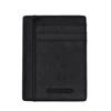BREED BREED CHASE GENUINE LEATHER FRONT POCKET WALLET - BLACK