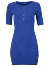 Lhd Samphire Knit Dress Blue In Blue