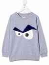Wauw Capow By Bangbang Cool Cooper Jersey Sweatshirt In Grey