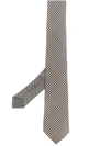 Brunello Cucinelli Houndstooth Pattern Tie In C079