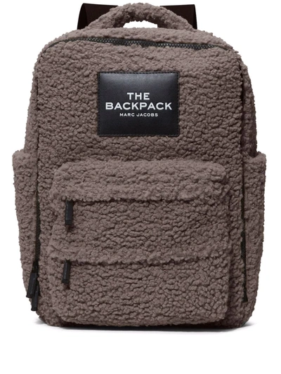 Marc Jacobs The Teddy Backpack In Grey