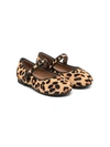 Age Of Innocence Coco Animal-print Ballerina Shoes In Brown