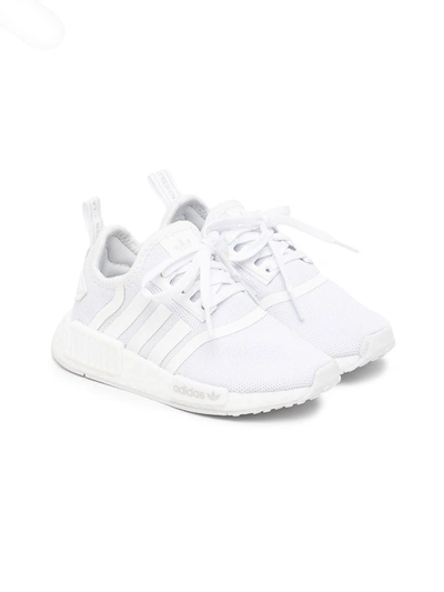 Adidas Originals Kids' Nmd_r1 Low-top Sneakers In White
