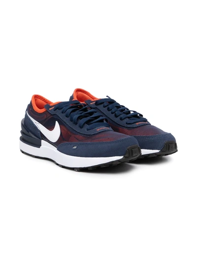 Nike Kids' Waffle One Low-top Sneakers In Blue