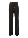 Dolce & Gabbana Viscose Twill Trousers In Black In Black