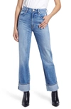Slvrlake London Nonstretch High Waist Ankle Straight Leg Jeans In Western Stars