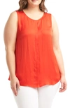 Lemon Tart Angelle Tank Top In Fiery Red