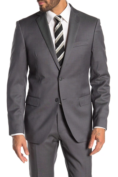 John Varvatos Bedford Two Button Notch Lapel Wool Suit Separates Jacket In Grey ModeSens