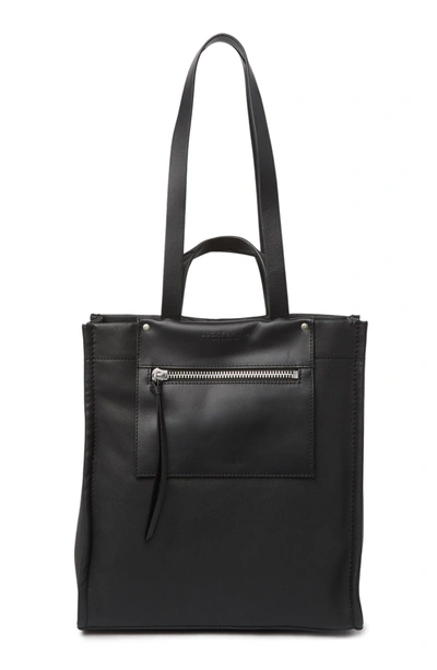Lucky Brand Soue Leather Tote In Black 01