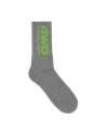 4 Worth Doing Logo Socks In Grey