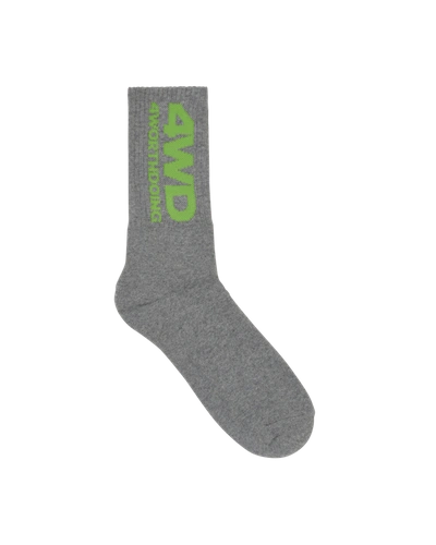 4 Worth Doing Logo Socks In Grey