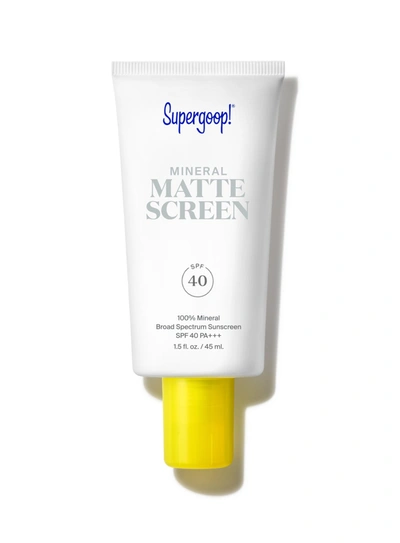 Supergoop Mineral Mattescreen Spf 40 1.5 Fl. Oz. !