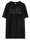 LOEWE WORDS T-SHIRT IN COTTON