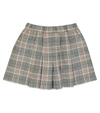 PAADE MODE CHECKED COTTON AND CASHMERE SKORT,P00601818
