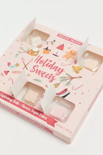 Feeling Smitten Holiday Sweets Exfoliating Sugar Cubes Set In Assorted