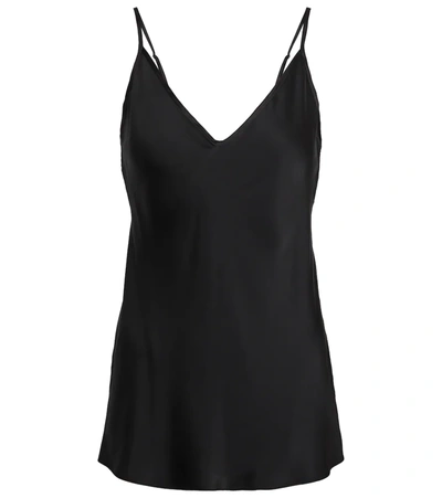 Max Mara Lucca Silk-blend Camisole In Black