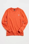 The North Face Heritage Patch Crew Neck Sweatshirt In Rust
