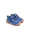 Camper Touch Fastening Leather Pre-walkers In Blue
