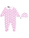 VERSACE TWO-PIECE BABYGROW SET