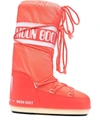 Moon Boot Kids' Icon Junior Lace-up Snow Boots In Coral