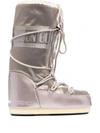Moon Boot Icon Junior Lace-up Snow Boots In Neutrals